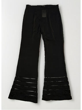 NWT Women's Lucky & Blessed Flare Pants Black Size XL
